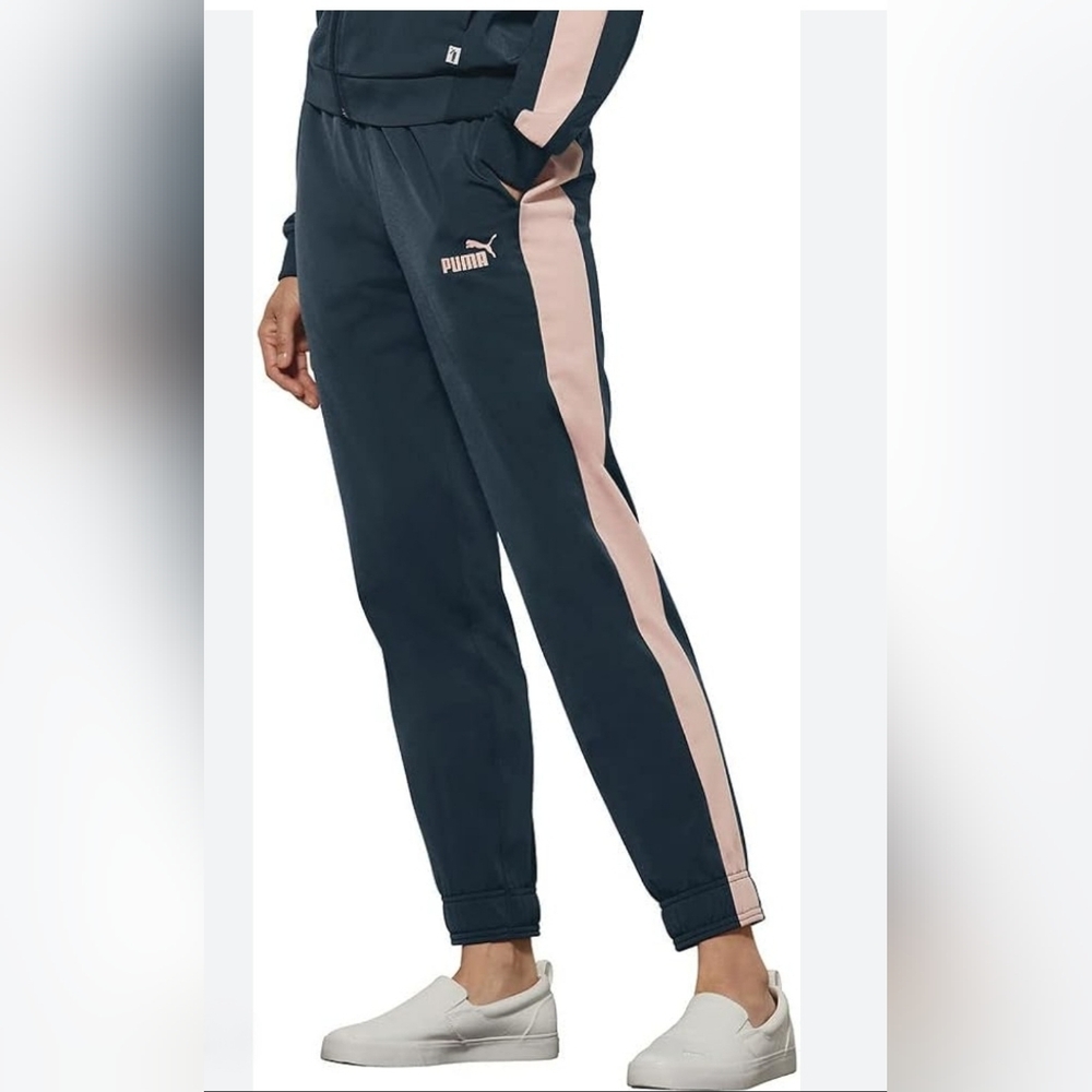 $45 PUMA Women's Contrast Pant Banded Cuff Sweatpant Joggers